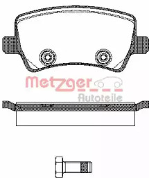 Комплект тормозных колодок METZGER 1236.00